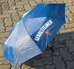 Gerolsteiner Wasser, Mini Stock automatik Regenschirm 52 cm Stiel