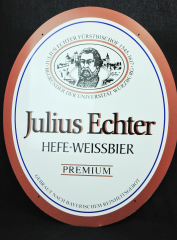 Julius Echter Bier, XXL Blechschild, Werbeschild, Hefe-Weissbier
