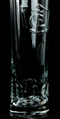 Einbecker Bier Glas / Gläser, Bierglas, Relief am Fuß und Frontseite