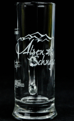 Alpenschnaps Steinbeisser Shotglas, Stamper mit Henkel 2cl, 4cl