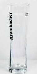 Krombacher Bier, Glas / Gläser Starcup Bierglas, Biergläser, 0,25l schwarzes Logo