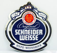 Schneider Weisse, Emaile Werbeschild, Blechschild Hefe-Weissbier