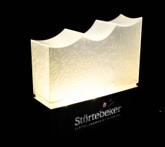 Störtebeker Bier LED, Leuchtreklame, Leuchte, Sonderedition Elbphilharmonie