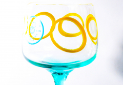 Malfy Gin Glas, Gin Tonic Gläser, Ballonglas, Cocktailglas, mint gelbe Eingebung
