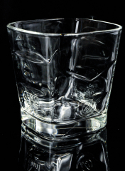 Ballantines Glas / Gläser, Whiskyglas, Tumbler, eckige schwere Ausführung Golfschläger