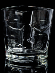 Ballantines Glas / Gläser, Whiskyglas, Tumbler, eckige schwere Ausführung Golfschläger