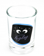 Little Coward, Glass / Glasses Shotglas Stamper Short Special Edition Blue