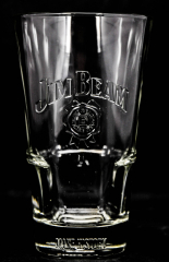 Jim Beam Glas / Gläser, Longdrinkglas, Whiskeyglas, Fußsignierung