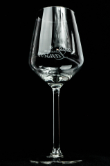 Lanson Champagner, Kristall Champagner Glas Trapezform mit Malteserkreuz