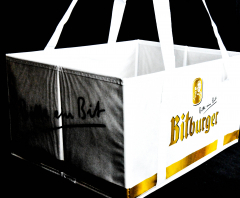 Bitburger Bier, Falttasche, Einkaufstasche, Faltbare Tragetasche, Biertasche