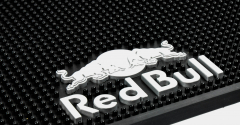 Red Bull Energy, XXXXXL Barmatte, Abtropfmatte, schwarz Logo Bulle silber