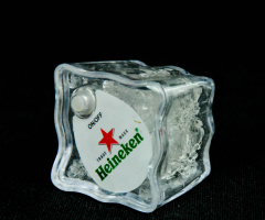 Heineken Bier, XXL LED Eiswürfel mit drei verschiedenen LED Funktionen