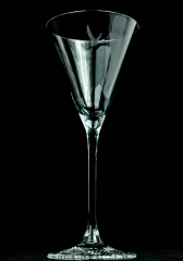 Grey Goose Vodka, Glas / Gläser Martini Glas, mit Relief im Fuß, Vodka Gläser