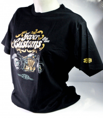 Jever Bier Biker T-Shirt Motiv 1 Customs schwarz in XL m. Logo