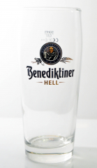 Benediktiner Weissbier, Glas / Gläser Bierglas, Willibecher 0,5l