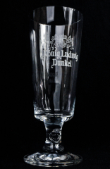 König Ludwig Dunkel Glas / Gläser, Bierglas / Biergläser, Cup sehr edel 0,3l