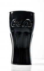 Coca Cola, Kontur Relief Glas, Sonderedition Black Label Metallic 0,3l