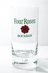Four Roses Whisky, Glas / Gläser, Löngdrink Glas, Perle im Fuß