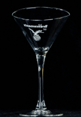 Fernet Branca Glas / Gläser, Brancamenta Stielglas, Cocktailglas alte Ausführung