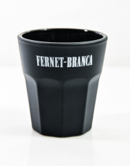 Fernet Branca glass / glasses, shot glass, stamper, black special edition
