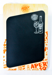 Aperol Spritz, real wood chalk board, Chalckboard menu board with chalk