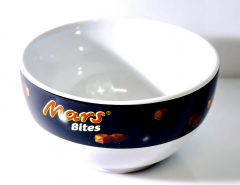 Mars chocolate, snack bowl, muesli bowl, porcelain dessert bowl
