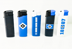 5 x Elektrofeuerzeug, Feuerzeug Set, HSV Hamburg, Hamburger SV, Logo Lighter