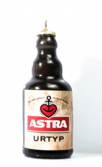 Astra beer, special edition bottle as a candle Urtyp Kiez, Reeperbahn