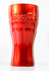Coca Cola, Kontur Relief Glas, Sonderedition Red Label Metallic 0,3l