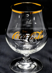 Coca Cola glass / glasses 0.3l snifter special edition gold