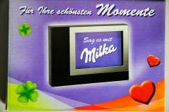 Milka Schokolade Bilderrahmen, Edelstahl, Bilder, Rahmen