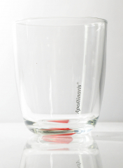 Apollinaris Wasser Glas / Gläser, Trinkglas, Wasserglas mit dem Dreieck im Fuß