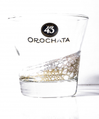 Likör 43, Glas, Gläser, Design Tumbler Orochata im Reliefschliff