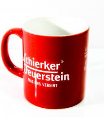 Schierker Feuerstein liqueur, grog mug, coffee mug, red version Willy