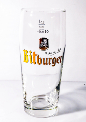 Bitburger Bier, Bierglas, Willibecher 0,5l