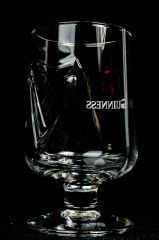 Guinness Beer Glas / Gläser, Bierglas Bauchiges Goblet Glas im 1980 Design