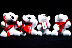 Coca Cola Polarbär, Eisbär 4er Musikband, Rock it 4 four