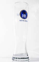 Hofbräu Bier München, Glas / Gläser Bierglas Sahm Elegante 0,5l Biergläser