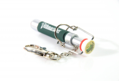 Dithmarscher Pilsener, LED flashlight, light with Plop closure as a pendant