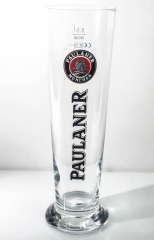 Paulaner Bier Glas / Gläser, Exclusive - Stangen Bierglas / Biergläser 0,5l