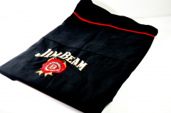 Jim Beam Whisky, Kellnerschürze, Bistroschürze Black Label Logo, sehr edel