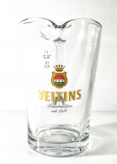 Veltins beer, glass carafe, pitcher, beer can 1.5l Veltins