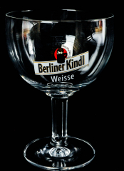 Berliner Kindl, Berliner Weisse, goblet glass, bowl glass 0.3l Ritzenhoff logo red