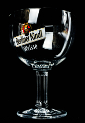 Berliner Kindl, Berliner Weisse, Kelchglas, Schalenglas 0,3l Ritzenhoff Logo rot