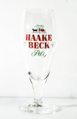 Haake Beck Bier, Glas / Gläser Bierglas, Pokalglas 0,2l Ritzenhoff