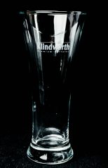 Klindworth Fruchtsaft, Longdrinkglas, Stangenglas ca. 0,3l weiß satinierte Schrift