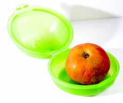 Bauer Fruchtsaft, Buchsteiner Klickbox, Apfelbox, Früchtebox, Vorratsdose, Frischhaltebox BPA frei