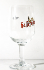 Hasseröder glass / glasses, beer glass Ritzenhoff Tulip, Red inscription 0.3l