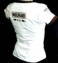 Molinari Sambuca, T-Shirt Woman, Shirt, V Ausschnitt Engel Gr. M