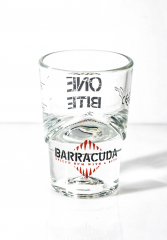 Barracuda Rum, Shot Glas, Stamper, Rumglas im Wellenrelief One Bite, sehr edel...